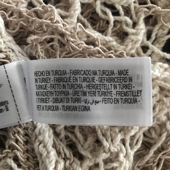 ZARA crochet knit top SZ M - Picture 5 of 6